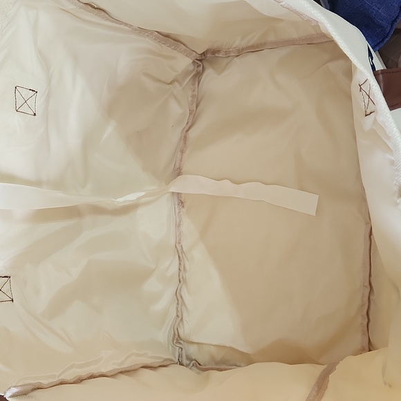 NWT Tommy Bahama 2 Purple Throw Pillows & Cream Brown Tote Bag Set - Picture 8 of 14